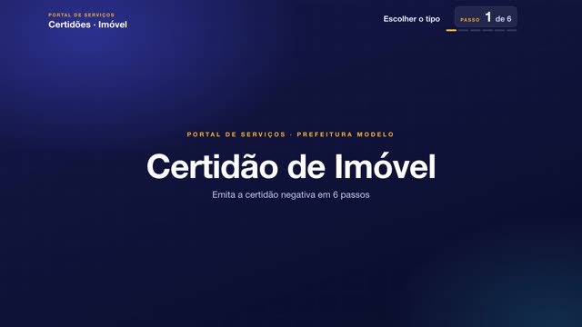 Tutorial: Certidão de imóvel