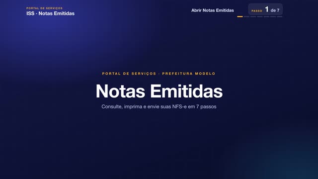 Tutorial: ISS: notas emitidas