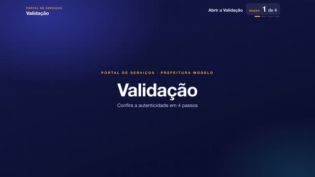 Tutorial: Validação de documentos